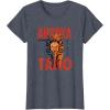 image:imageStar Wars Ahsoka Jedi Warrior Face Outline Portrait TShirtHeather Blue