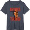 image:imageStar Wars Ahsoka Jedi Warrior Face Outline Portrait TShirtHeather Blue
