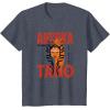 image:imageStar Wars Ahsoka Jedi Warrior Face Outline Portrait TShirtHeather Blue