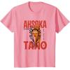 image:imageStar Wars Ahsoka Jedi Warrior Face Outline Portrait TShirtPink