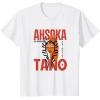 image:imageStar Wars Ahsoka Jedi Warrior Face Outline Portrait TShirtWhite
