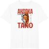 image:imageStar Wars Ahsoka Jedi Warrior Face Outline Portrait TShirtWhite
