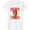 image:imageStar Wars Ahsoka Jedi Warrior Face Outline Portrait TShirtWhite