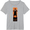 image:imageStar Wars Ahsoka Orange Force Be With You Tall Panel TShirtHeather Grey