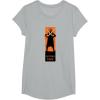 image:imageStar Wars Ahsoka Orange Force Be With You Tall Panel TShirtHeather Grey