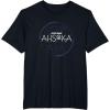 image:imageStar Wars Ahsoka Series Official Stylized Logo Vintage TShirtBlack