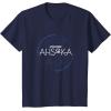 image:imageStar Wars Ahsoka Series Official Stylized Logo Vintage TShirtNavy Blue