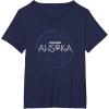 image:imageStar Wars Ahsoka Series Official Stylized Logo Vintage TShirtNavy Blue