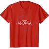 image:imageStar Wars Ahsoka Series Official Stylized Logo Vintage TShirtRed