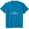 image:imageStar Wars Ahsoka Series Official Stylized Logo Vintage TShirtSapphire Blue