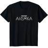 image:imageStar Wars Ahsoka Series Official Text Chest Logo TShirtBlack