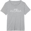 image:imageStar Wars Ahsoka Series Official Text Chest Logo TShirtHeather Grey