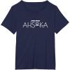 image:imageStar Wars Ahsoka Series Official Text Chest Logo TShirtNavy Blue