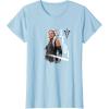 image:imageStar Wars Ahsoka Side Profile Stare Jedi Paint Splash TShirtBaby Blue