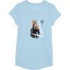 image:imageStar Wars Ahsoka Side Profile Stare Jedi Paint Splash TShirtBaby Blue