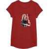 image:imageStar Wars Ahsoka Side Profile Stare Jedi Paint Splash TShirtCranberry Red