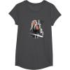image:imageStar Wars Ahsoka Side Profile Stare Jedi Paint Splash TShirtDark Heather Grey