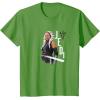image:imageStar Wars Ahsoka Side Profile Stare Jedi Paint Splash TShirtGrass Green
