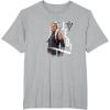 image:imageStar Wars Ahsoka Side Profile Stare Jedi Paint Splash TShirtHeather Grey