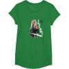 image:imageStar Wars Ahsoka Side Profile Stare Jedi Paint Splash TShirtKelly Green