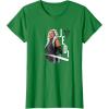 image:imageStar Wars Ahsoka Side Profile Stare Jedi Paint Splash TShirtKelly Green