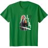 image:imageStar Wars Ahsoka Side Profile Stare Jedi Paint Splash TShirtKelly Green