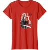 image:imageStar Wars Ahsoka Side Profile Stare Jedi Paint Splash TShirtRed