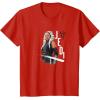 image:imageStar Wars Ahsoka Side Profile Stare Jedi Paint Splash TShirtRed