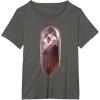 image:imageStar Wars Ahsoka Side View Artistic Painting Portrait TShirtAsphalt Grey