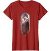 image:imageStar Wars Ahsoka Side View Artistic Painting Portrait TShirtCranberry Red