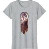 image:imageStar Wars Ahsoka Side View Artistic Painting Portrait TShirtHeather Grey