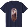 image:imageStar Wars Ahsoka Side View Artistic Painting Portrait TShirtNavy Blue
