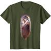 image:imageStar Wars Ahsoka Side View Artistic Painting Portrait TShirtOlive Green