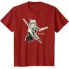 image:imageStar Wars Ahsoka Tano Black amp White Sketch Disney TShirtCranberry Red