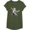 image:imageStar Wars Ahsoka Tano Black amp White Sketch Disney TShirtOlive Green