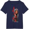 image:imageStar Wars Ahsoka Tano Jedi Knight Hooded Smile Disney TShirtNavy Blue