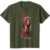 image:imageStar Wars Ahsoka Tano Jedi Knight Hooded Smile Disney TShirtOlive Green