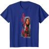image:imageStar Wars Ahsoka Tano Jedi Knight Hooded Smile Disney TShirtRoyal Blue