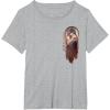 image:imageStar Wars Ahsoka Tano Jedi Thoughtful Profile Disney TShirtHeather Grey