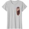 image:imageStar Wars Ahsoka Tano Jedi Thoughtful Profile Disney TShirtSilver Grey