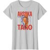image:imageStar Wars Ahsoka Tano Jedi Warrior Aurebesh Disney TShirtSilver Grey