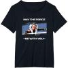 image:imageStar Wars Ahsoka Tano May The Force Be With You Panel TShirtBlack