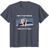 image:imageStar Wars Ahsoka Tano May The Force Be With You Panel TShirtHeather Blue