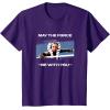 image:imageStar Wars Ahsoka Tano May The Force Be With You Panel TShirtPurple