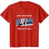image:imageStar Wars Ahsoka Tano May The Force Be With You Panel TShirtRed