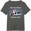 image:imageStar Wars Ahsoka Tano May the Force Be With You Disney TShirtAsphalt Grey