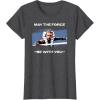image:imageStar Wars Ahsoka Tano May the Force Be With You Disney TShirtDark Heather Grey
