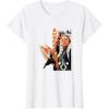 image:imageStar Wars Ahsoka Tano Side Profile Orange Paint Smear TShirtWhite