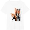 image:imageStar Wars Ahsoka Tano Side Profile Orange Paint Smear TShirtWhite