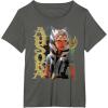 image:imageStar Wars Ahsoka Tano The Clone Wars Gone with a Trace TShirtAsphalt Grey